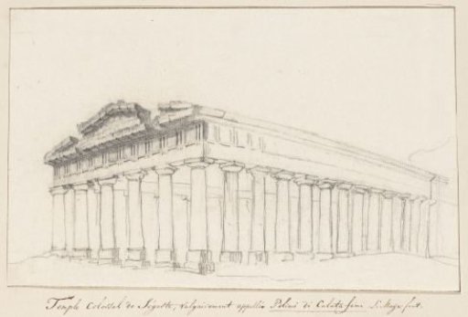 Plan of the Temple of Segesta
