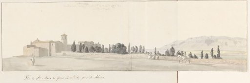 View of the Santa Maria di Gesù Zoccolanti near Alcamo