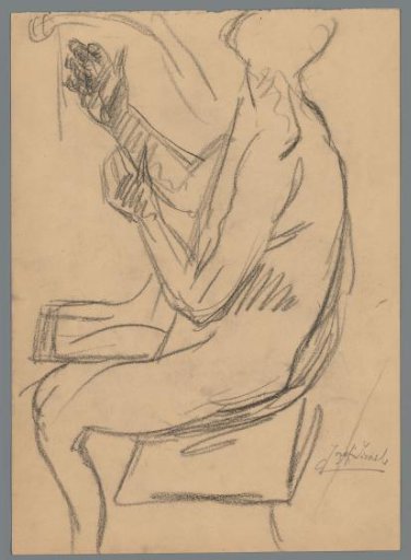 Harp-playing David