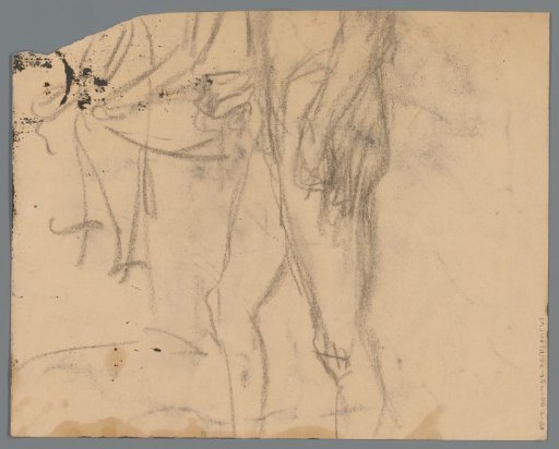 Lower body of a standing man