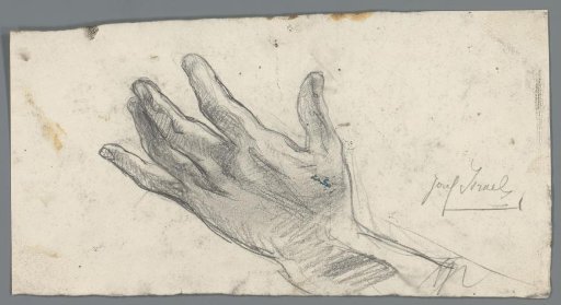 Left hand, possibly of David