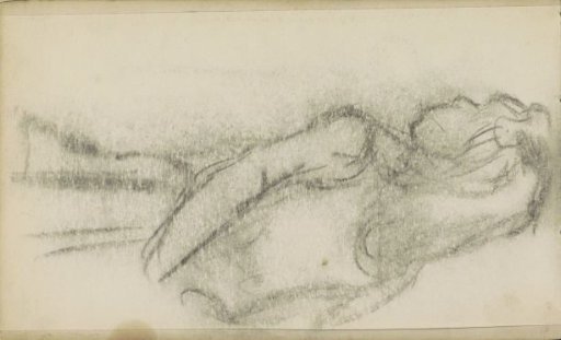 Girl, standing with arms behind her back