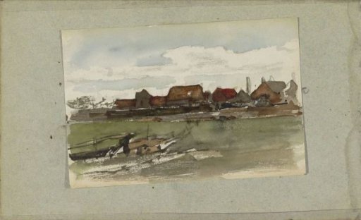 Houses on a dike