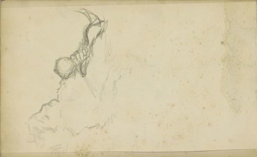 Reclining woman with a cat on her stomach
