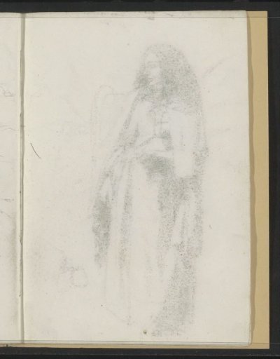 Impression of the pencil drawing on page 11 verso