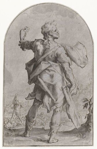 Samson with the jawbone of an ass