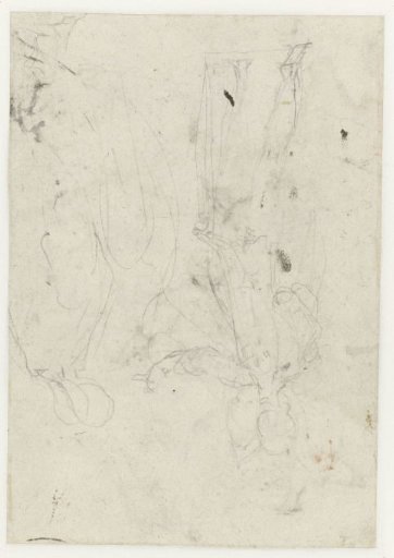 Sketch of Two Standing Figures