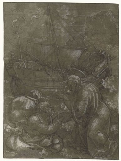 Redding van Petrus door Christus