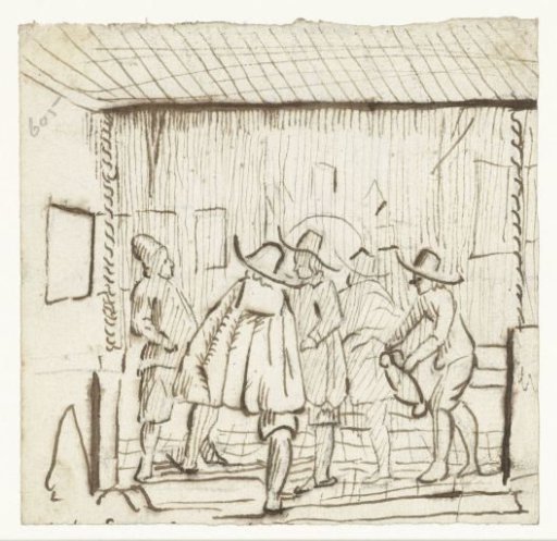 Men on a veranda
