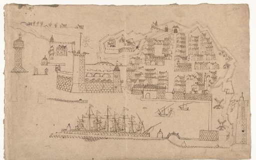 City with harbour