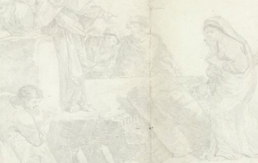 The discovery of the tombstone of Hubert Robert