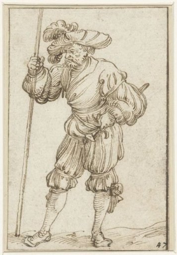 Standing Landsknecht