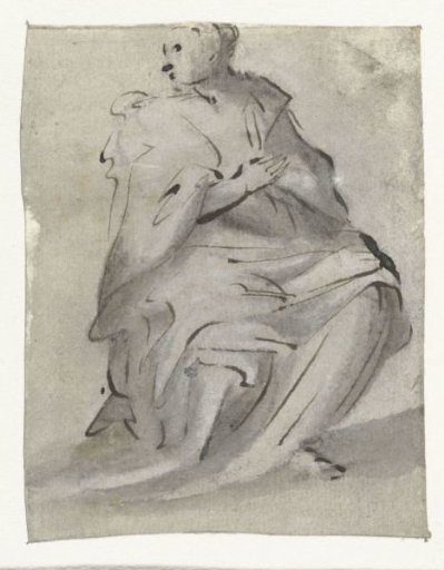 Seated woman