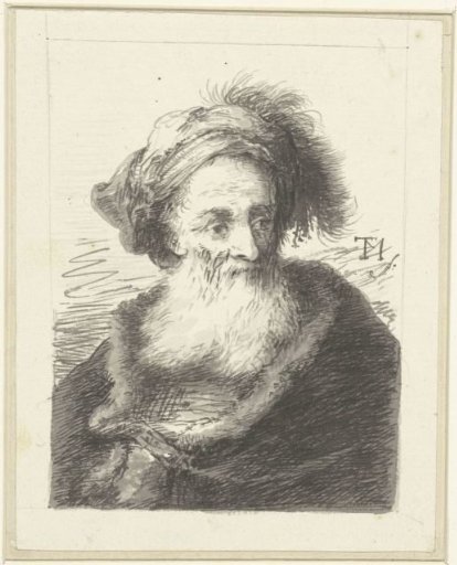 Bust of an old man
