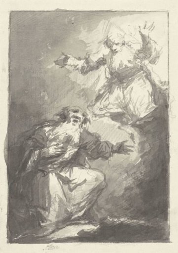 God appears to Abraham or Moses (?)