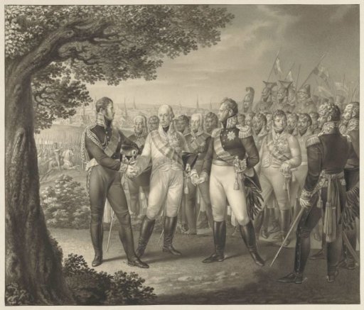 First meeting of the allied Monarchs with their ministers in Prague, 18 August 1813