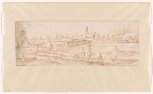 View of the City of Pavia