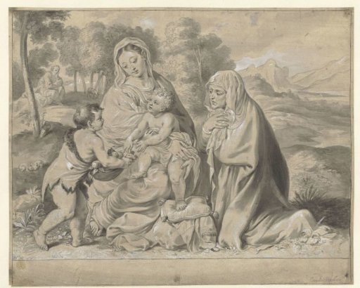 Holy Family with St John the Baptist and St Elisabeth