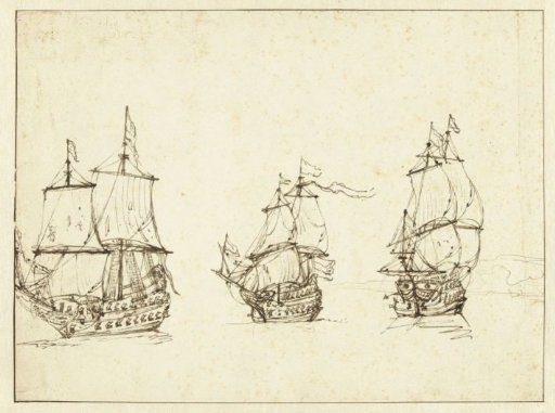 Three warships