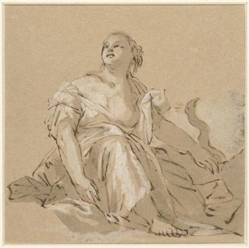 Seated Juno on Clouds