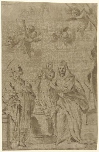 Anna and Joachim with Their Daughter Mary