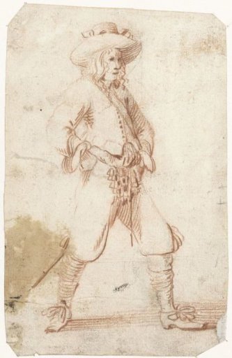 Gentleman standing with his hands on his hips