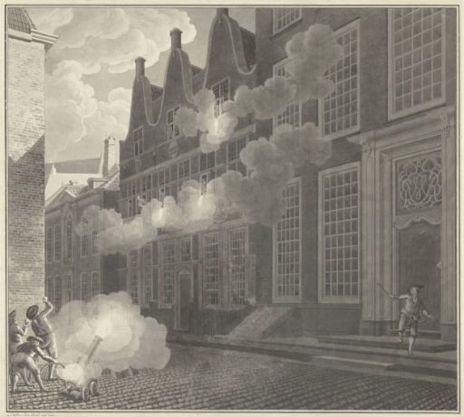 Bombardment of the House of Lucas van Steveninck, 1787