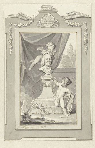 Portrait bust of a poet