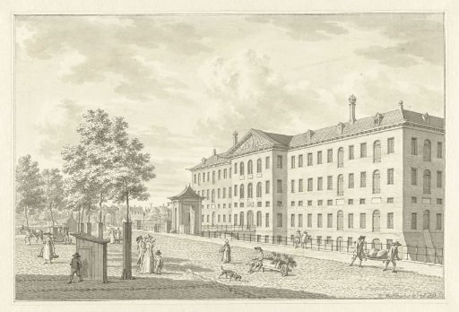 View of the State Naval Magazine in Amsterdam