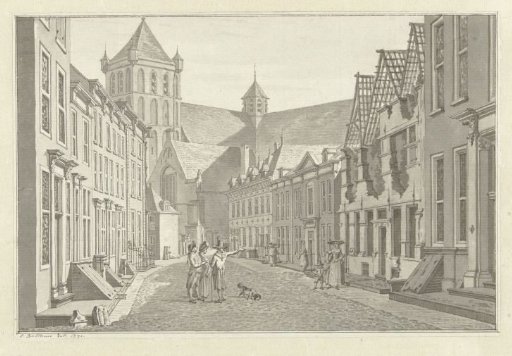 Ruin of the house of Lucas van Steveninck in Middelburg, 1787