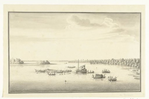 Governor Loten and his Entourage on Negombo Lagoon