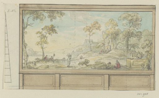 Design drawing for a wall panel