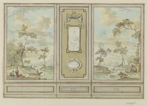 Design drawing for a wall panel