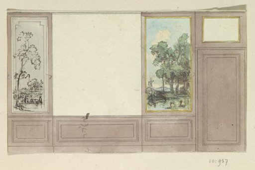 Design drawing for a wall panel