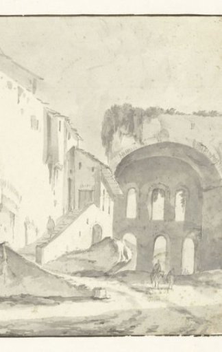 View of the Ruin of the Basilica of Constantine