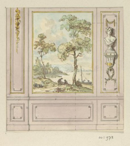 Design drawing for a wall panel