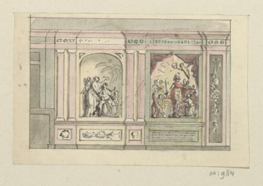 Design drawing for a wall panel