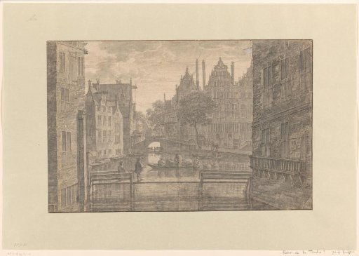 View of the Osjessluis towards the Grimnessesluis in Amsterdam