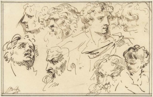 Study Sheet with Ten Heads