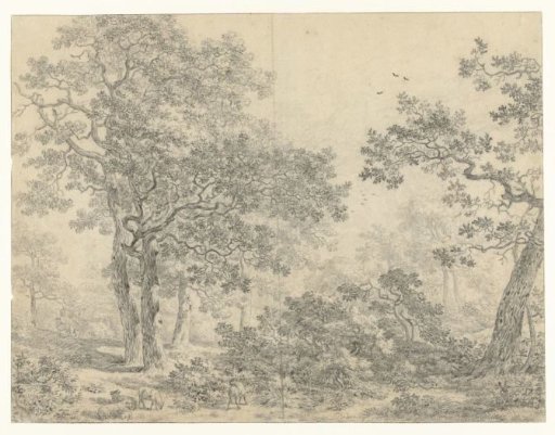 Wooded Landscape with Sheep