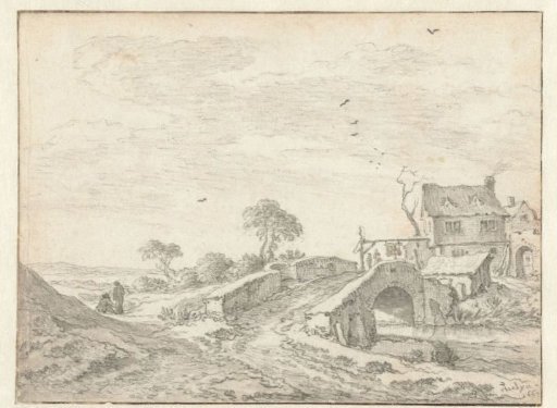 Stone Bridge near an Inn