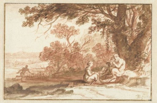 Landscape with the Nymph Corsica and the Satyr