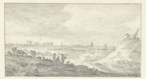 Landscape with Figures on a Dune