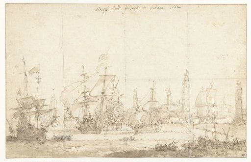 The departure of the Spanish fleet from Havana in 1662