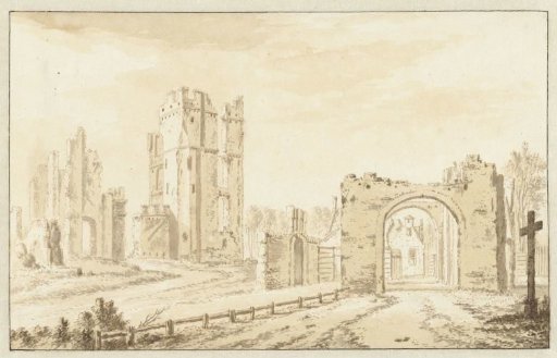 Ruin of the house at Kleef near Haarlem