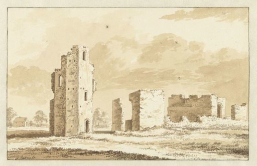 Ruin of the castle Oostvoorne