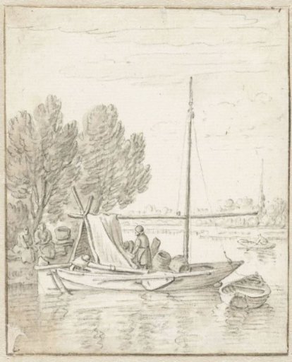The partially covered boat