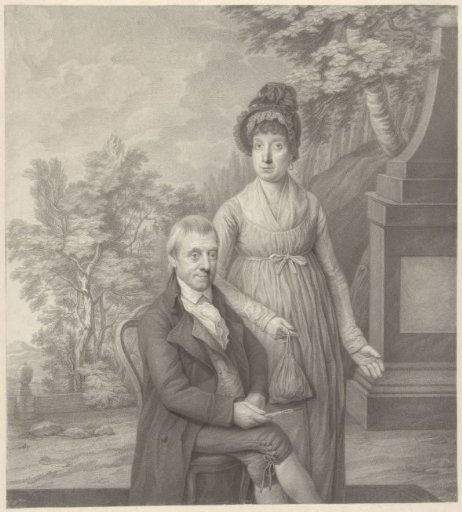 Self-Portrait of Johannes Cornelis Mertens with his Second Wife Helena Janszen