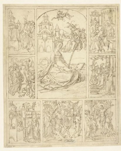 Saint Barbara and scenes from her life