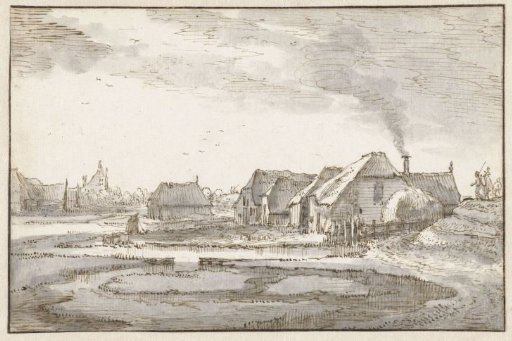 Spaarndammerdijk near the Braakjes